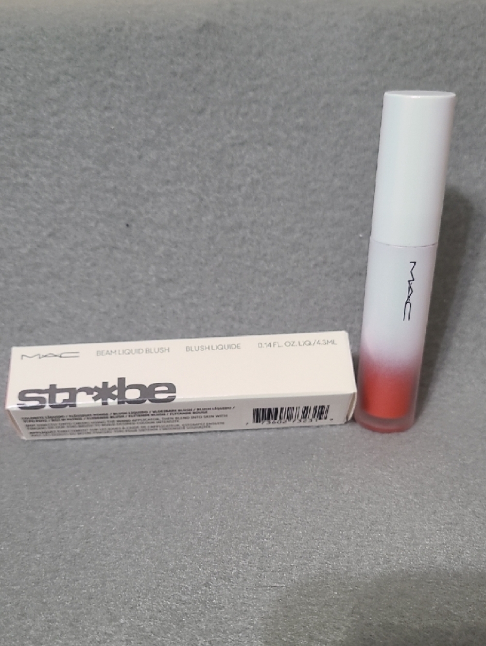 MAC Strobe Beam Liquid Blush .14 oz / 4.3ml - Apricot Jelly - New in Box